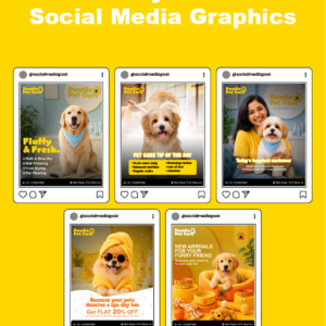 5 READY-TO-POST SOCIAL MEDIA GRAPHICS - Image 1